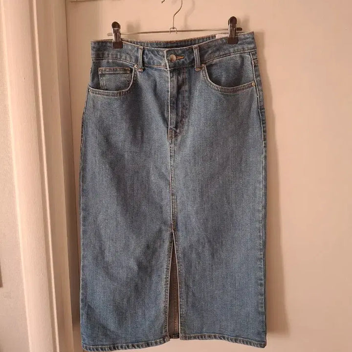 [SOLD OUT] 청 데님 스커트 28~29