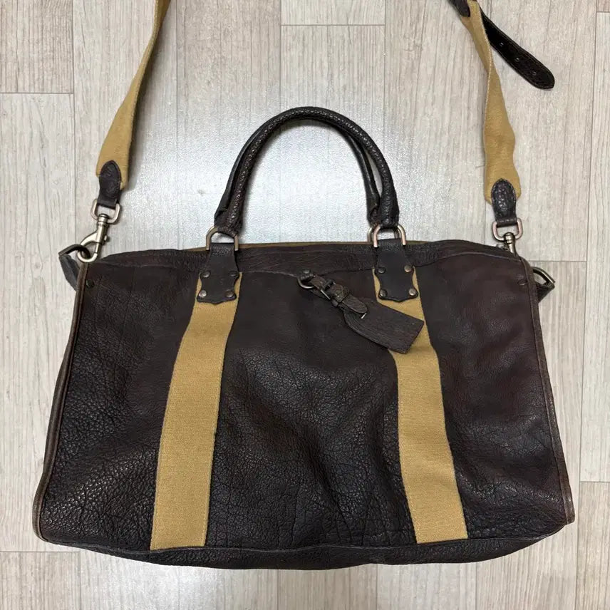 [BUNJANG] Mulberry Leather Tote Bag Shoulder Bag / 멀바리 가죽 토트백 숄더백