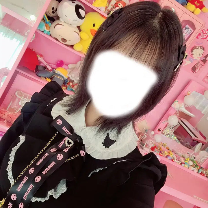 [BUNJANG] Kuromi Black Setup Set / 쿠로미 블랙셋업
