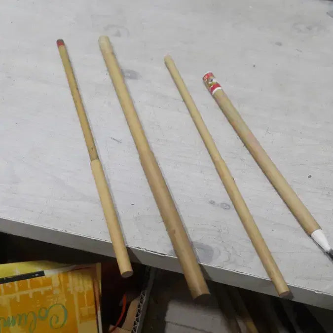 [BUNJANG] Set of 4 Vintage Japanese &amp; Chinese Writing Brushes / 1970 일본 노문원 세필 등 4자루 일괄