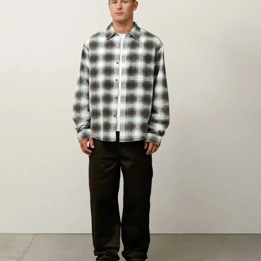 [BUNJANG] Stussy JUNE Plaid Shirt (M) / 스투시 JUNE 플레이드 셔츠 M