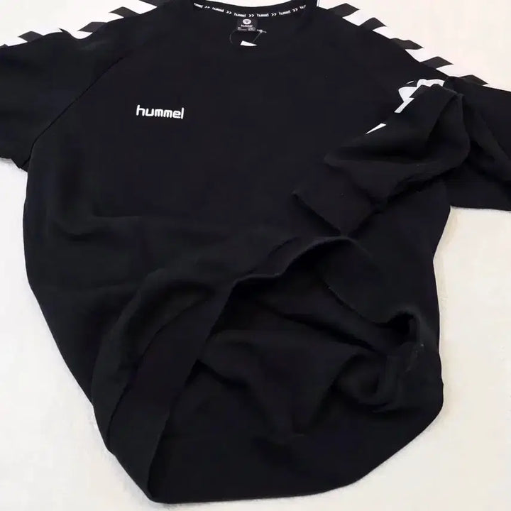 [BUNJANG] Hummel Black Crewneck Sweatshirt (2XL) / Hummel [험멜] 맨투맨