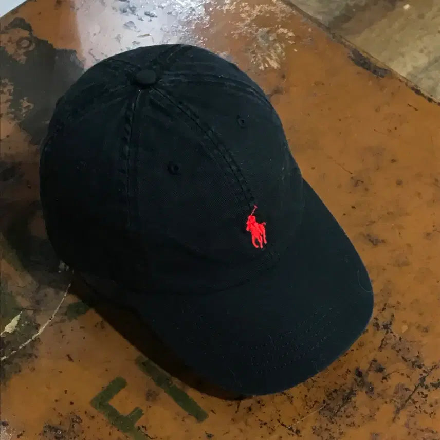 [BUNJANG] Polo Ralph Lauren Aging Black Ball Cap / 폴로랄프로렌 에이징 블랙 볼캡 야구 모자 남녀공용