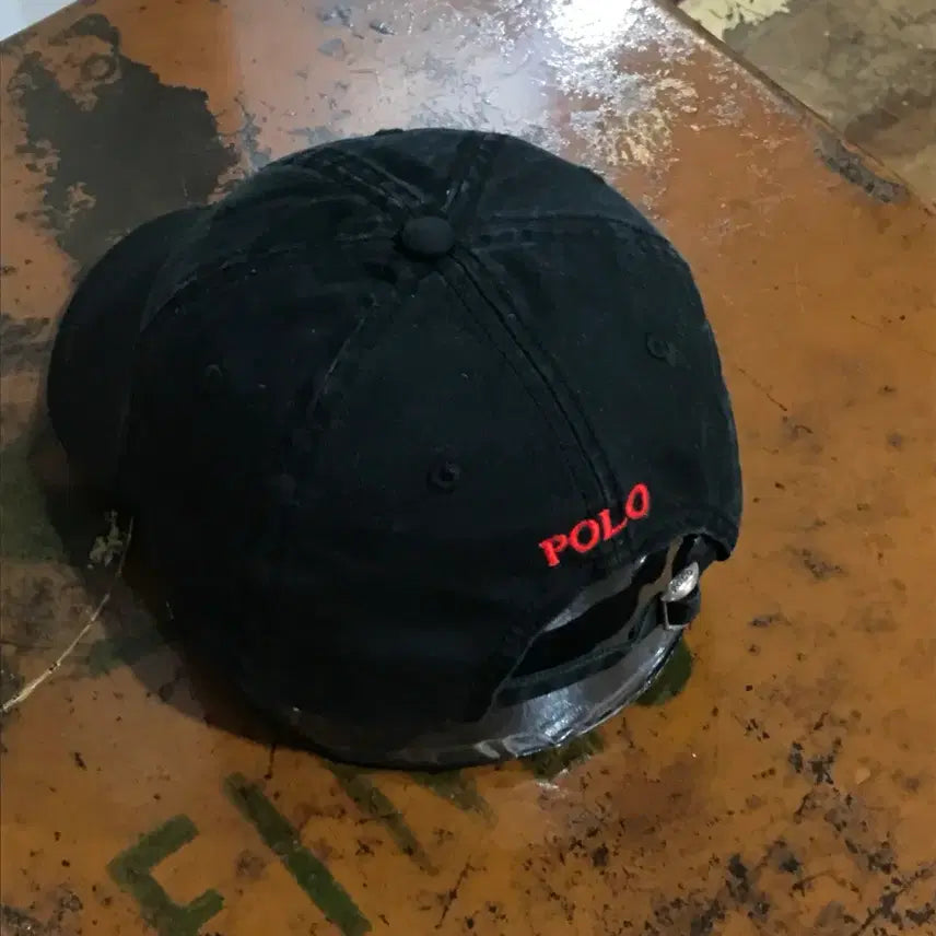 [BUNJANG] Polo Ralph Lauren Aging Black Ball Cap / 폴로랄프로렌 에이징 블랙 볼캡 야구 모자 남녀공용