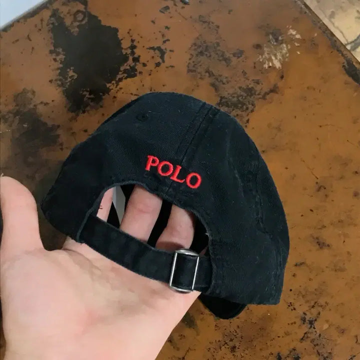 [BUNJANG] Polo Ralph Lauren Aging Black Ball Cap / 폴로랄프로렌 에이징 블랙 볼캡 야구 모자 남녀공용
