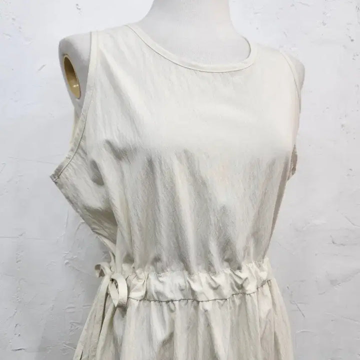 [BUNJANG] Ivory String Long Dress / 아이보리색 끈 원피스 롱 기장