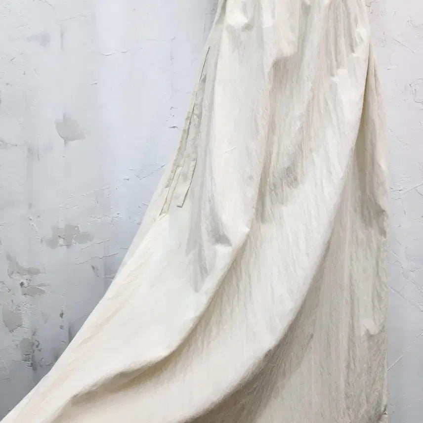 [BUNJANG] Ivory String Long Dress / 아이보리색 끈 원피스 롱 기장