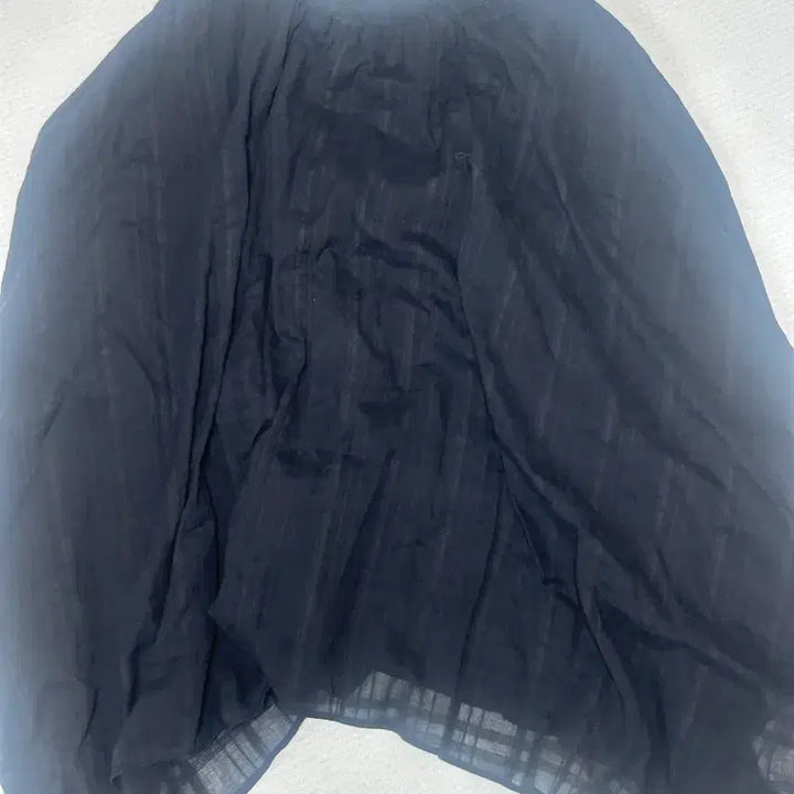 [BUNJANG] H&amp;M Black See-Through Check Long Skirt / H&amp;M 블랙 시스루 체크 롱 스커트
