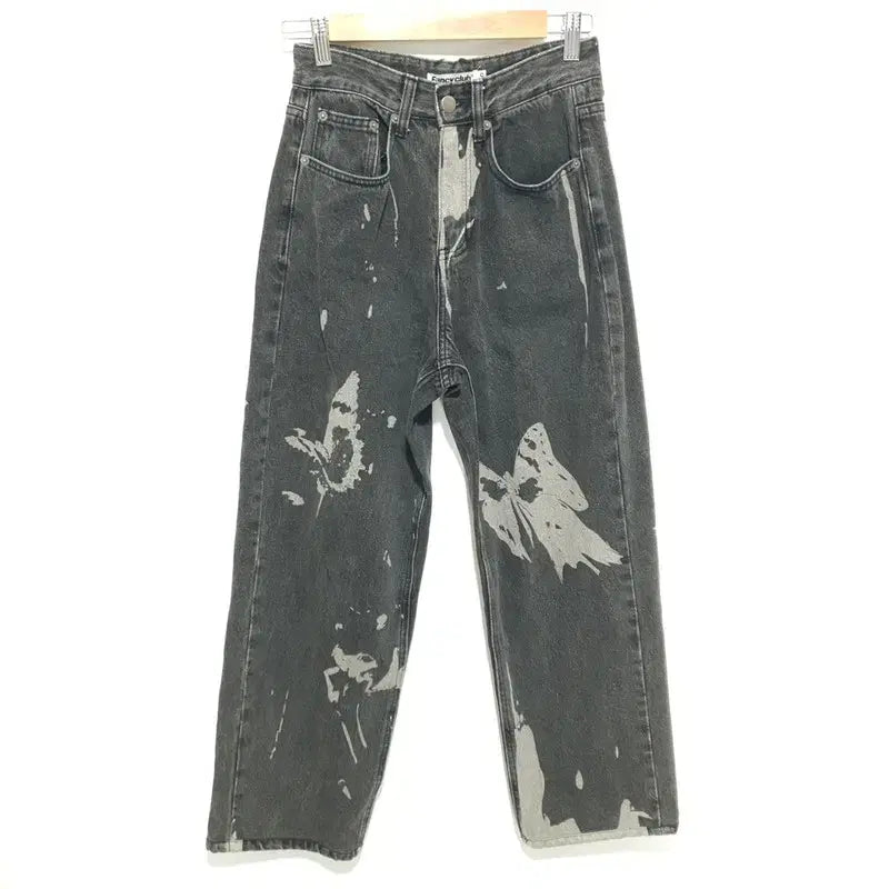 [BUNJANG] Fancy Club Blender Printer Denim Pants / 팬시클럽 블린더 프린터 데님 팬츠 S_M1694
