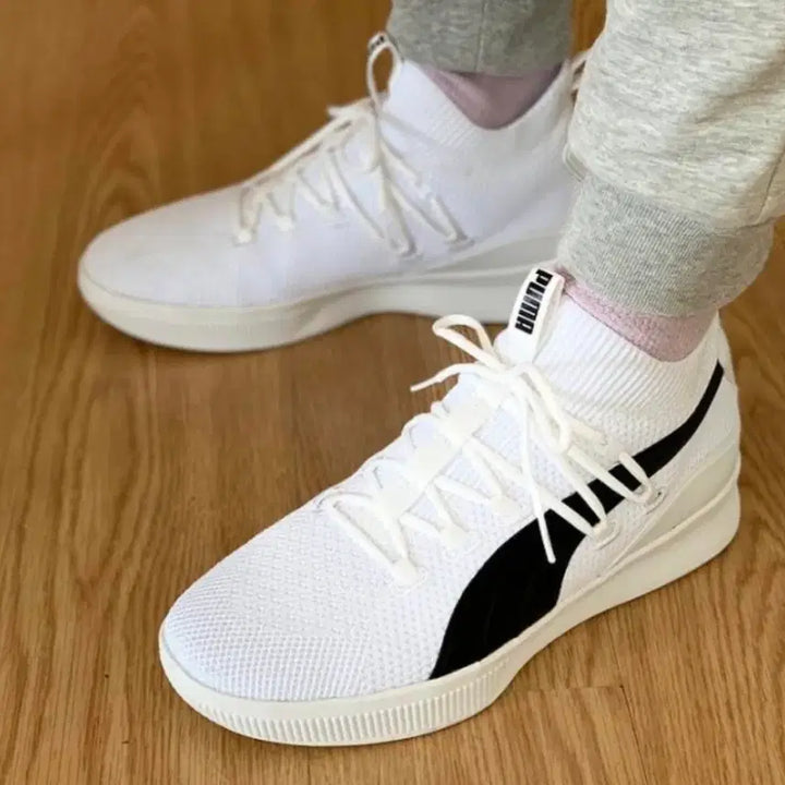 [BUNJANG] Puma Clyde Court White Basketball Shoes 250 / 푸마 클라이드 코트 GW 흰색 농구화 250