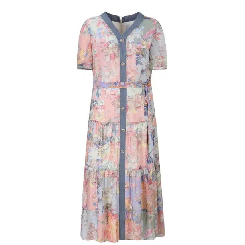 [BUNJANG] BESTI BELLI Chiffon Dress Size 66 / 베스띠벨리 쉬폰 원피스 66