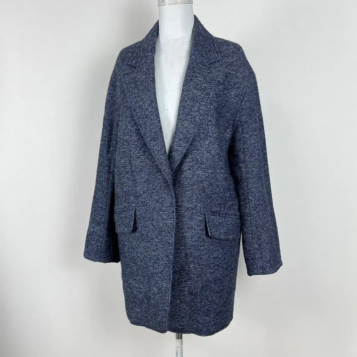 [BUNJANG] Viki Navy Winter Jacket Coat (Women&
