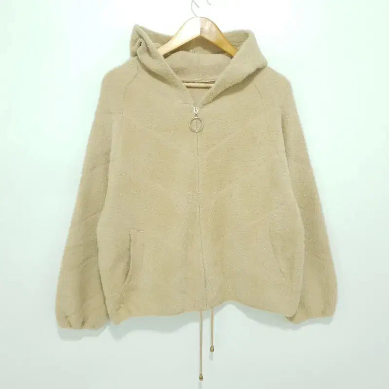 [BUNJANG] Angora Hooded Zip-Up (F) / 앙고라 후드 집업 F