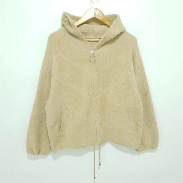 [BUNJANG] Angora Hooded Zip-Up (F) / 앙고라 후드 집업 F