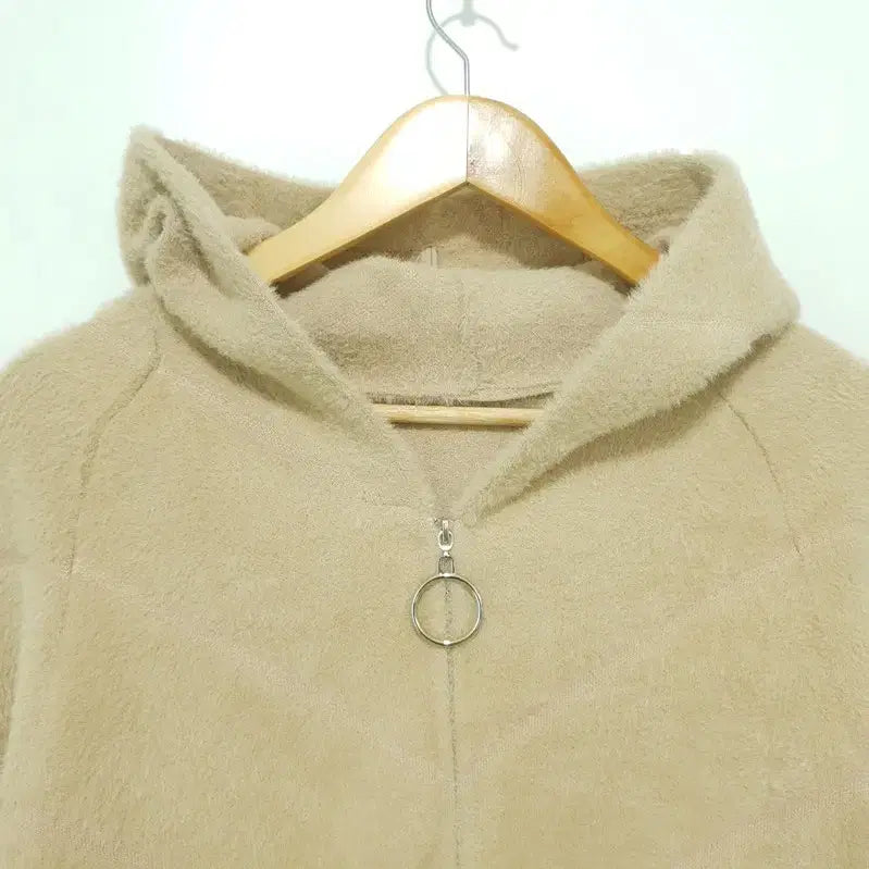 [BUNJANG] Angora Hooded Zip-Up (F) / 앙고라 후드 집업 F