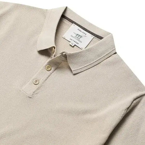 [BUNJANG] Henry Cotton Replica Short Sleeve Knit T-Shirt / 헨리코튼 리플리 반팔 니트 티셔츠 새제품