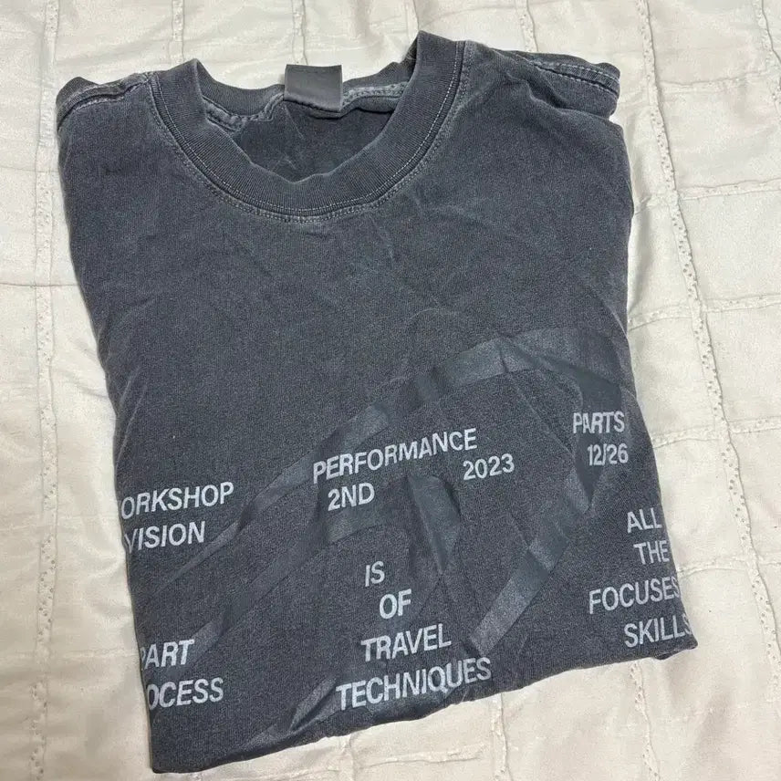 [BUNJANG] Travel Short Sleeve T-Shirt / 트래블 반팔티셔츠