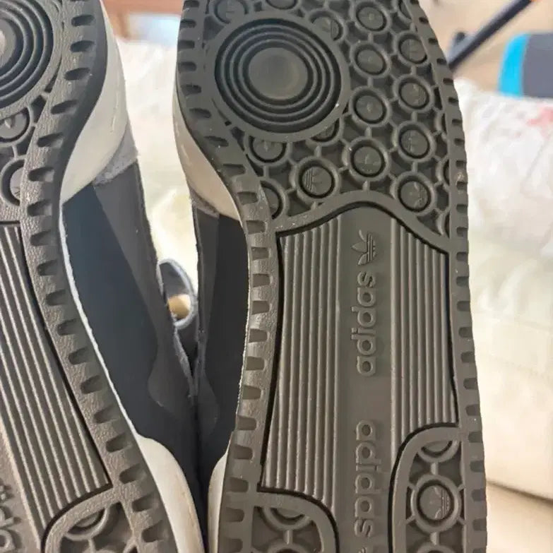[BUNJANG] Adidas Forum Low Grey Sneakers / 아디다스 포럼 로우 회색 운동화