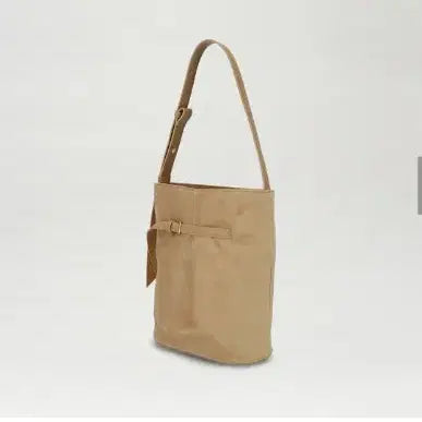 [BUNJANG] Alice Martha Leel Suede Shoulder Bag Beige / [새상품] 앨리스마샤 르엘 스웨이드 숄더백 베이지(정가11.5)