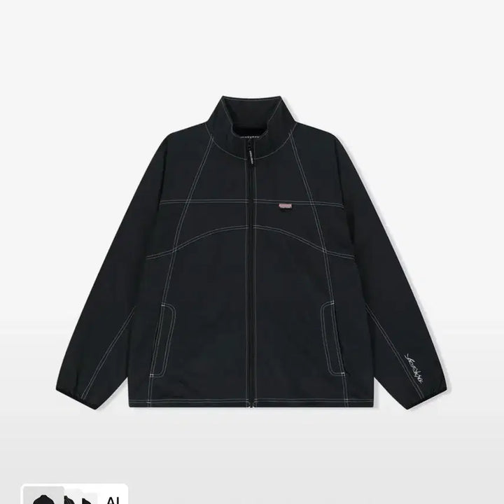 [BUNJANG] Y.E.S Nylon Track Jacket Black / 예스아이씨 나일론 트랙자켓