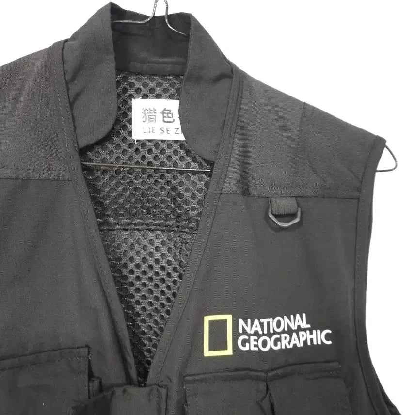 [BUNJANG] National Black Multi-Pocket Vest L / 내셔널 블랙 멀티 포켓 조끼 100 L