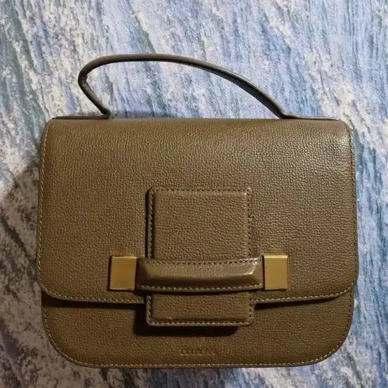 [BUNJANG] Couronne Khaki Tote Bag / 쿠론 가방 카키색 토트백