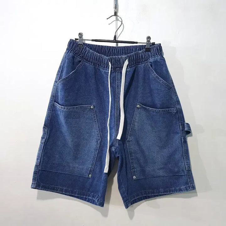 [BUNJANG] Eyelet Pocket Bermuda Denim Pants / SS신상) 아일렛 포켓 버뮤다 데님팬츠 2color M,L