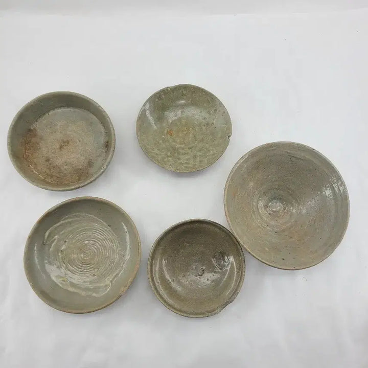 [BUNJANG] Vintage Ceramic Teacup Set (5 Pieces) / 빈티지 도자기 찻잔 세트 5P