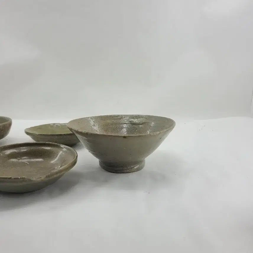 [BUNJANG] Vintage Ceramic Teacup Set (5 Pieces) / 빈티지 도자기 찻잔 세트 5P