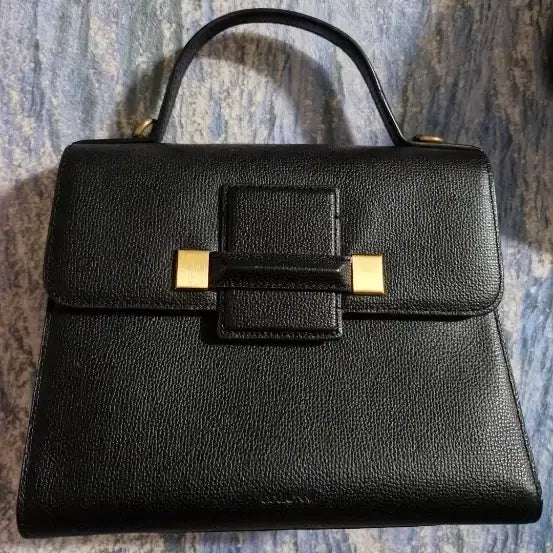 [BUNJANG] Couronne Leather Top Handle Tote Bag / 쿠론 핸들 가죽 토트백