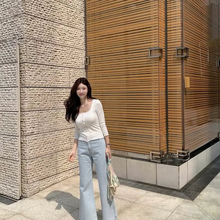 [BUNJANG] Laula Milky Denim XS / 라플라 밀키 데님 xs