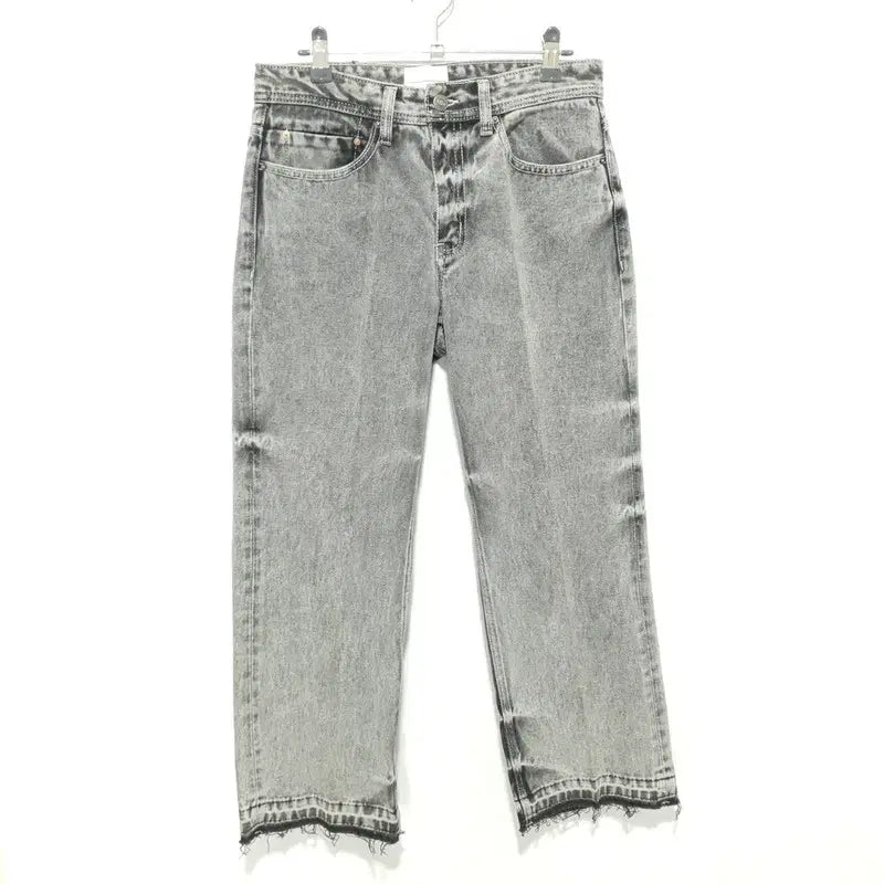 [BUNJANG] MaisonMined Crop Straight Denim Pants / 메종미네드 크롭 스트레이트 데님 팬츠 46_M1702