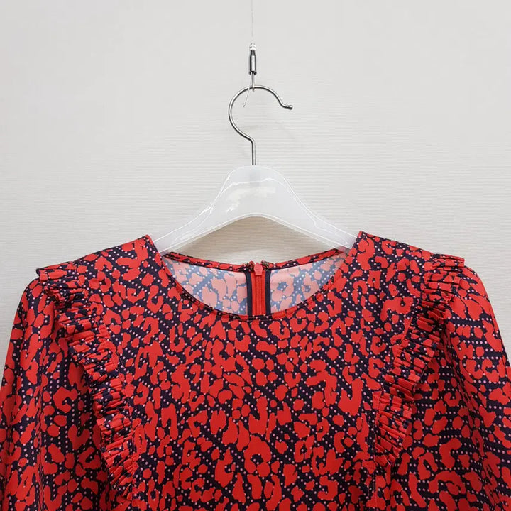 [BUNJANG] System Floral Pattern Long Dress Size S / 한섬 시스템 플로럴 패턴 롱 원피스 S사이즈