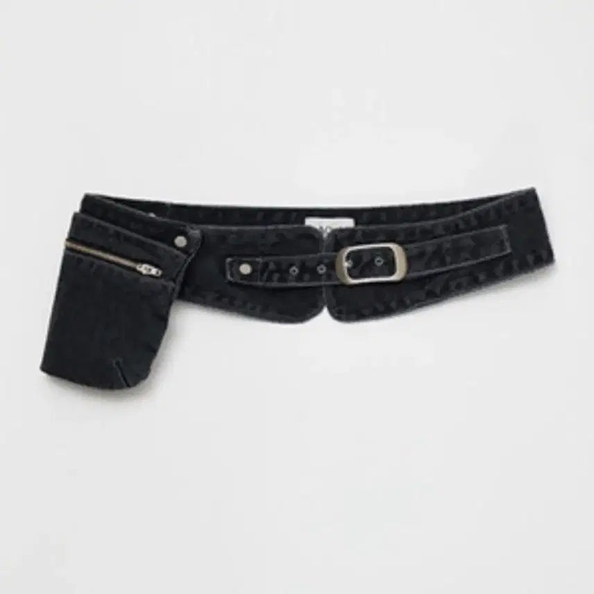 [BUNJANG] Aopt Denim Pocket Belt Bag Black / 새제품) 아옵트 데님 포켓 벨트백 블랙