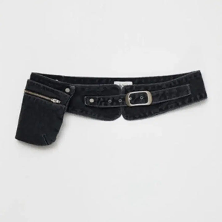 [BUNJANG] Aopt Denim Pocket Belt Bag Black / 새제품) 아옵트 데님 포켓 벨트백 블랙