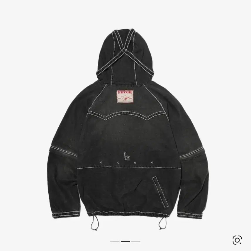 [BUNJANG] True Religion x Fetch Separate Hooded Jacket Black L / 트루릴리젼 x 페치 세퍼레이트 후드 자켓 블랙 L