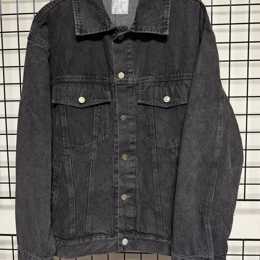 [BUNJANG] Black Denim Jacket / 블랙 데님 자켓