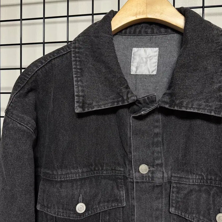 [BUNJANG] Black Denim Jacket / 블랙 데님 자켓