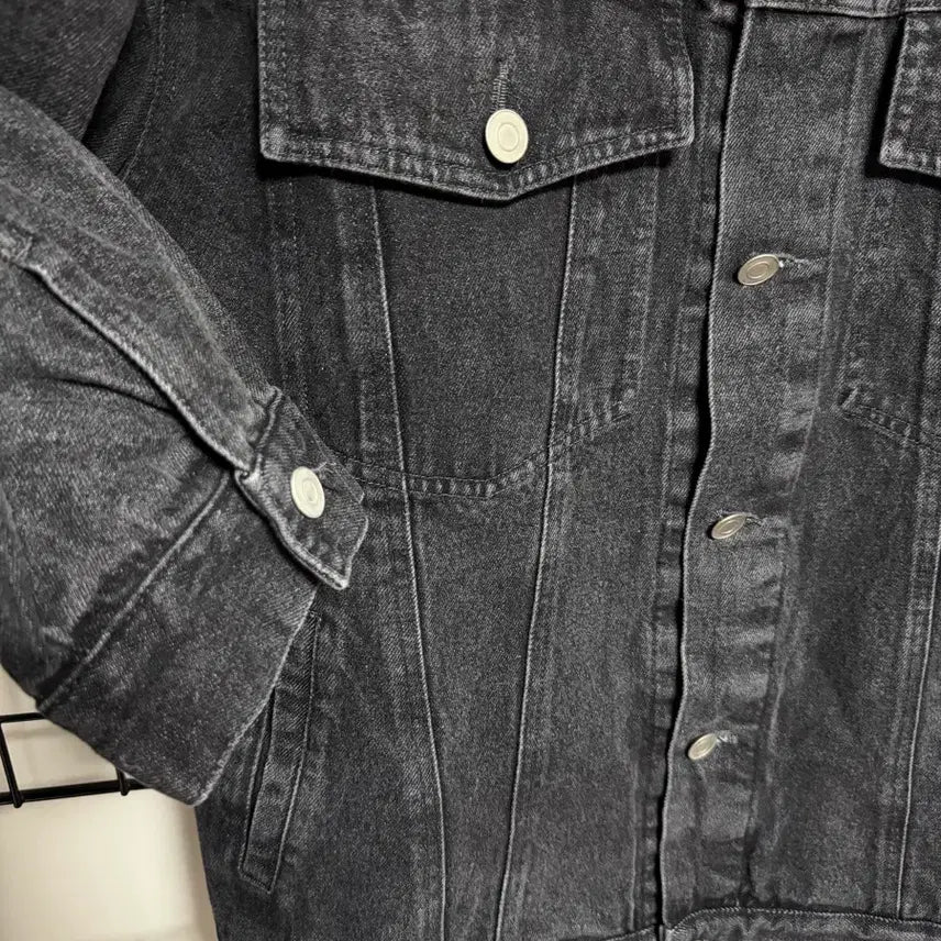 [BUNJANG] Black Denim Jacket / 블랙 데님 자켓