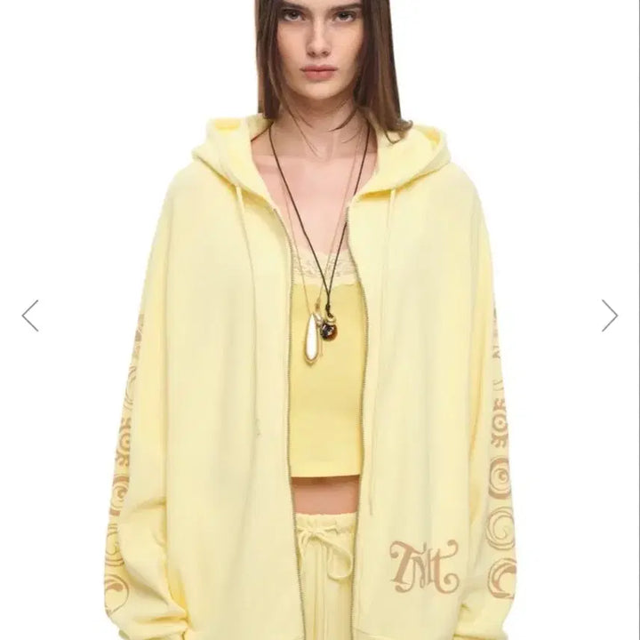 [BUNJANG] TMT Yellow Waffle Hoodie Zip-up and Pants Set / TMT 옐로우 와플 후드집업과 팬츠