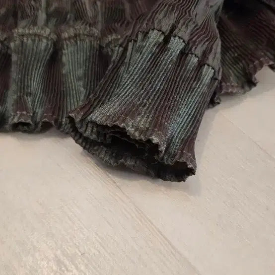 [BUNJANG] Japanese-Made Pleated Jacket / 플리츠 자켓 55-66  일본메이드