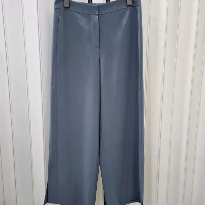 [BUNJANG] ZOOC Wide Slacks Blue Grey / ZOOC 와이드 슬랙스 블루 그레이