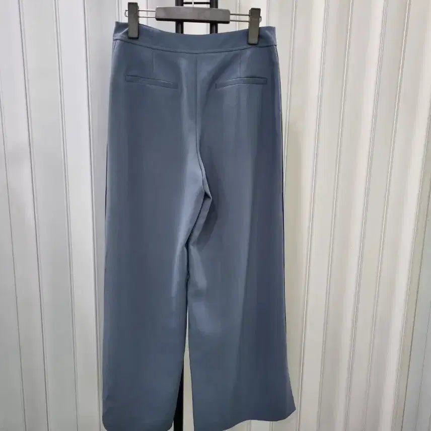 [BUNJANG] ZOOC Wide Slacks Blue Grey / ZOOC 와이드 슬랙스 블루 그레이