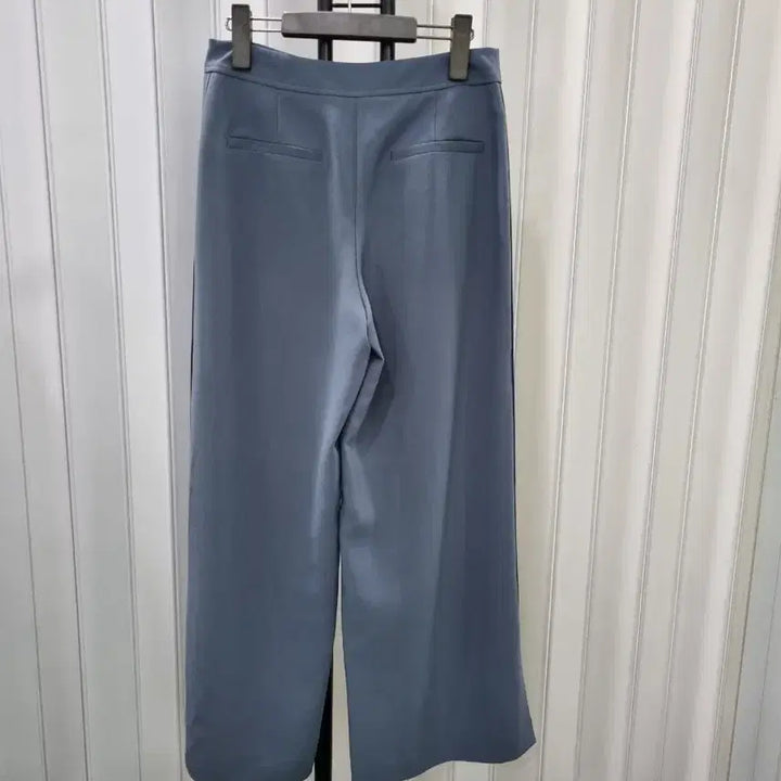 [BUNJANG] ZOOC Wide Slacks Blue Grey / ZOOC 와이드 슬랙스 블루 그레이