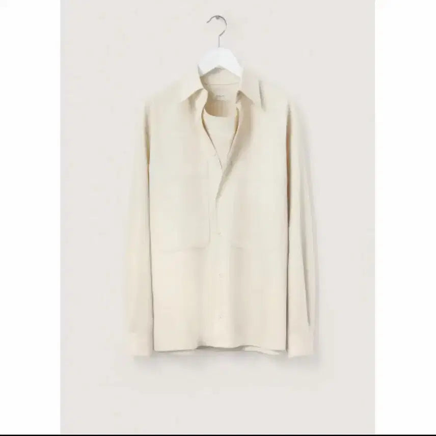 [BUNJANG] Lemaire Almond Wrap Blouse Shirt Size 52 / 르메르 블라우스 랩 셔츠 아몬드 48