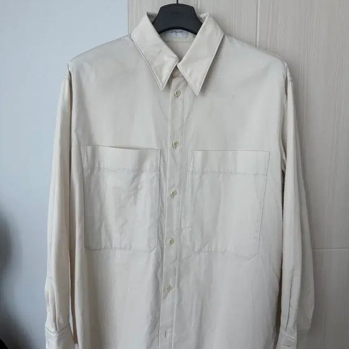 [BUNJANG] Lemaire Almond Wrap Blouse Shirt Size 52 / 르메르 블라우스 랩 셔츠 아몬드 48