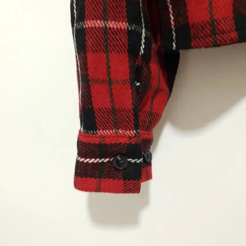 [BUNJANG] Check Crop Shirt &amp; Skirt Two-Piece Set / 체크 크롭 남방 &amp; 스커트 투피스 S_I3354