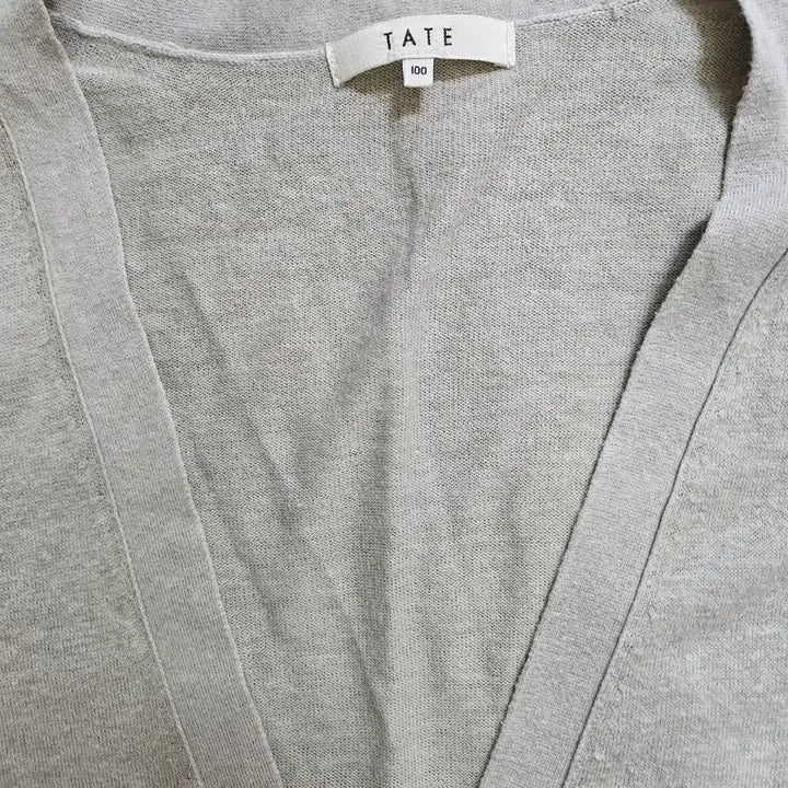 [BUNJANG] TATE Color Block Cardigan Gray / TATE 100) 남여공용 그레이 가디건