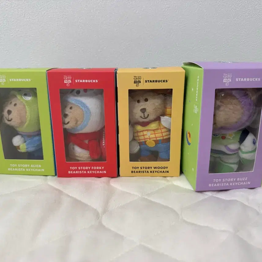 [SOLD OUT] 택포) 스벅 토이스토리 인형키링 세트