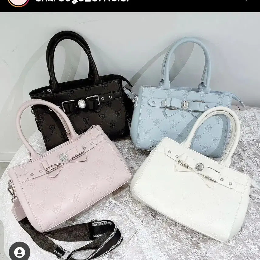 [BUNJANG] Ankruz Tote Bag Sky Blue / 앙크루즈 가방 소라색
